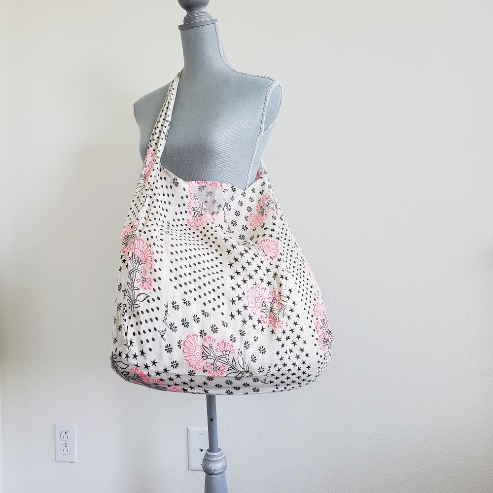 Free People Fabric Reusable Shopping Tote